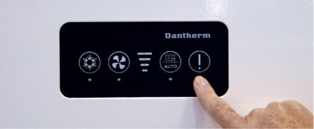 Ventilatsiooniseadme Dantherm HCV juhtpaneel